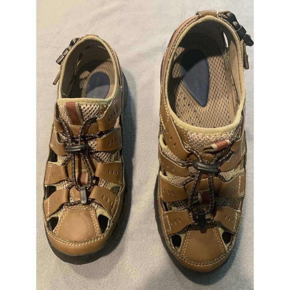 Dockers Sandal Shoes Men Size 10M Brown Fisherman Water Hiking Trail Casual
